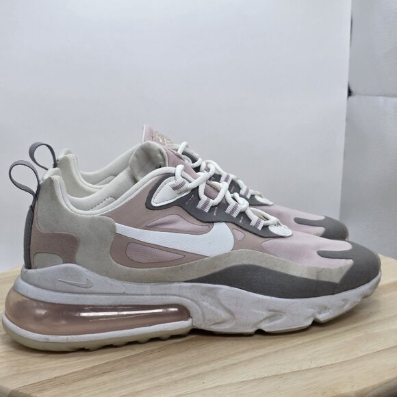 Womens Size 7 - Nike Air Max 270 React Running Pink White C13899-500 - Picture 3 of 9